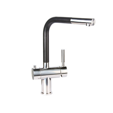 Stainless steel kitchen faucets