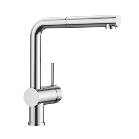 Stainless steel kitchen faucets