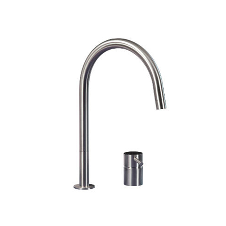 Stainless steel bathroom faucets