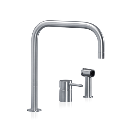 Stainless steel bathroom faucets