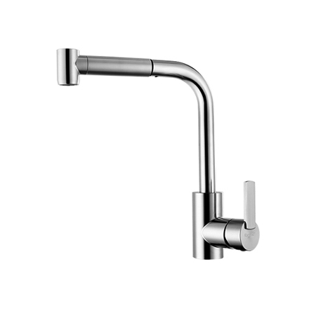 Stainless steel kitchen faucets